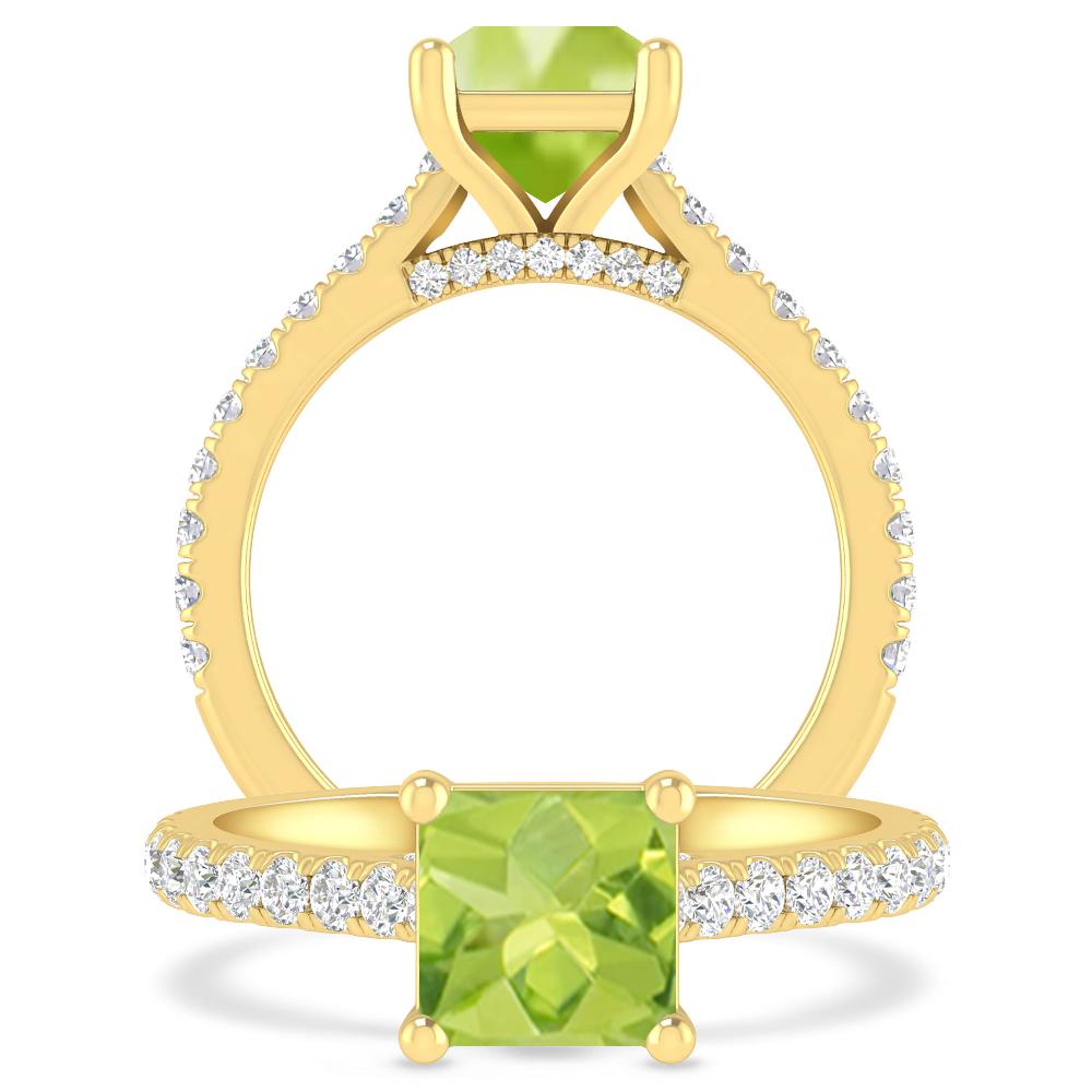 Yellow Gold - Peridot