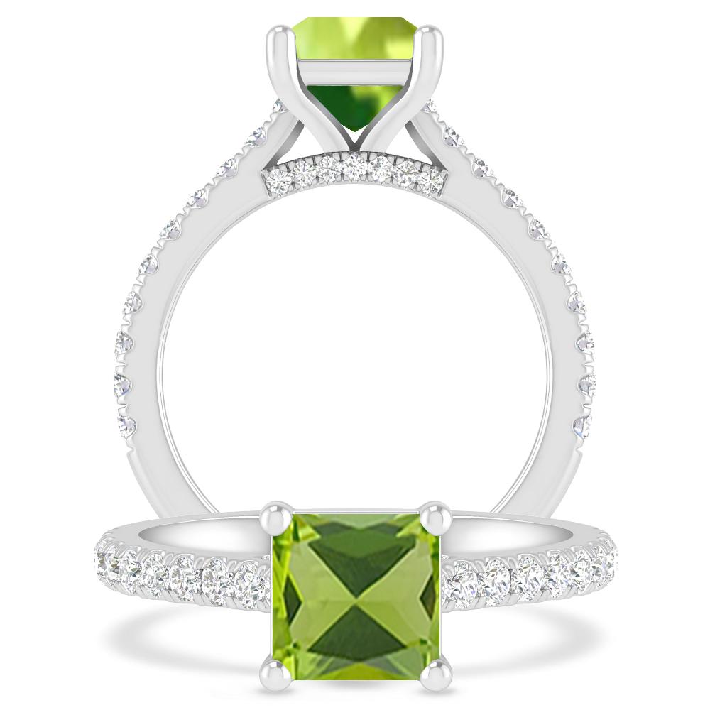 White Gold - Peridot