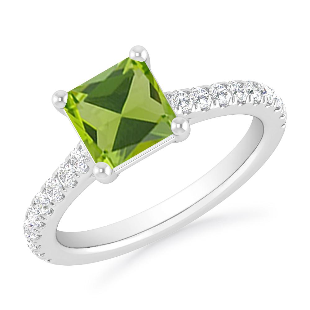 White Gold - Peridot