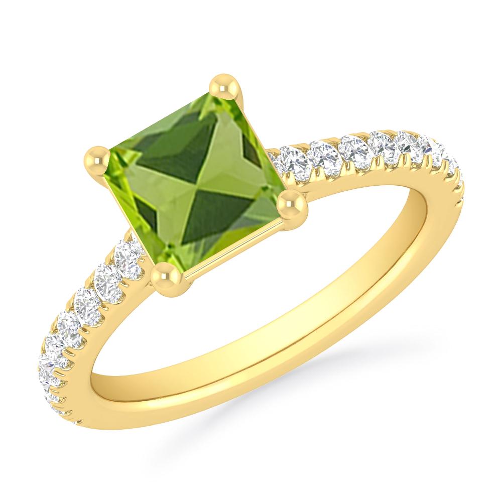 Yellow Gold - Peridot