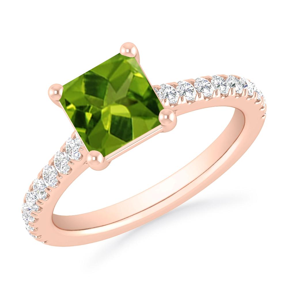 Rose Gold - Peridot