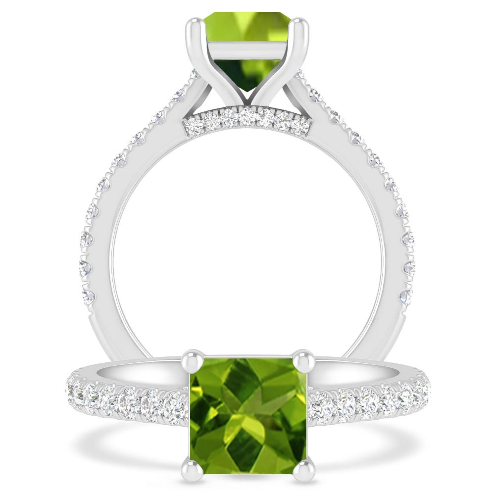 White Gold - Peridot