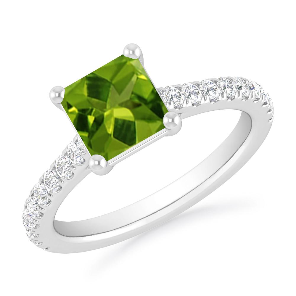 White Gold - Peridot