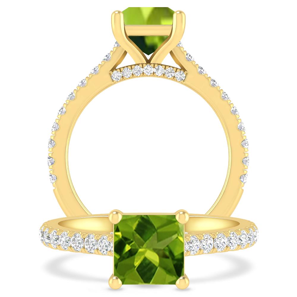 Yellow Gold - Peridot