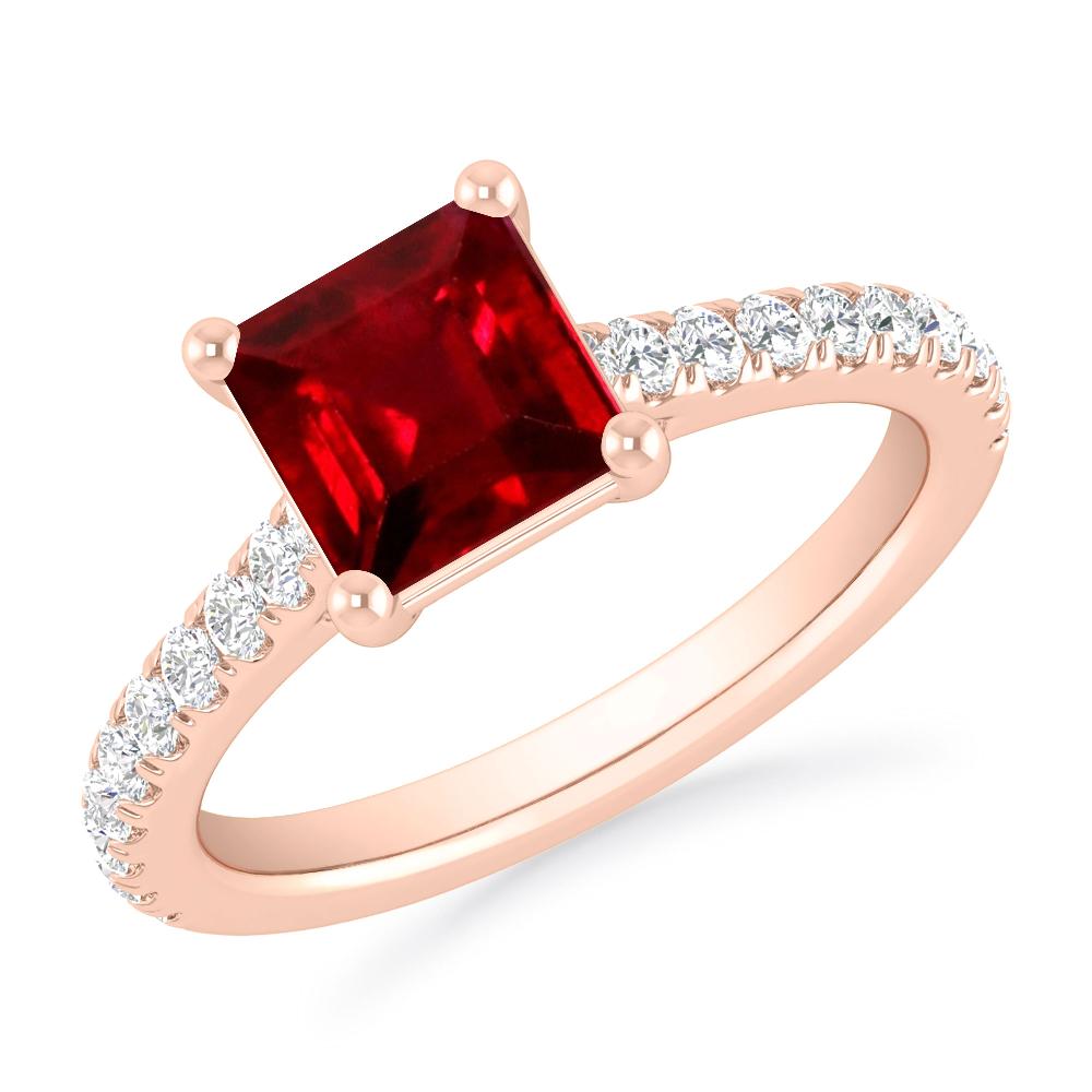 Rose Gold - Ruby