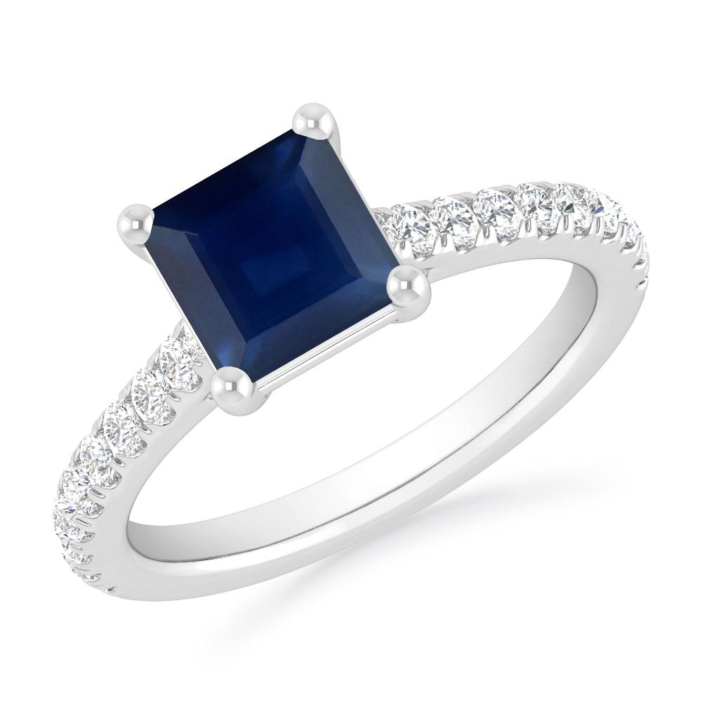 White Gold - Sapphire