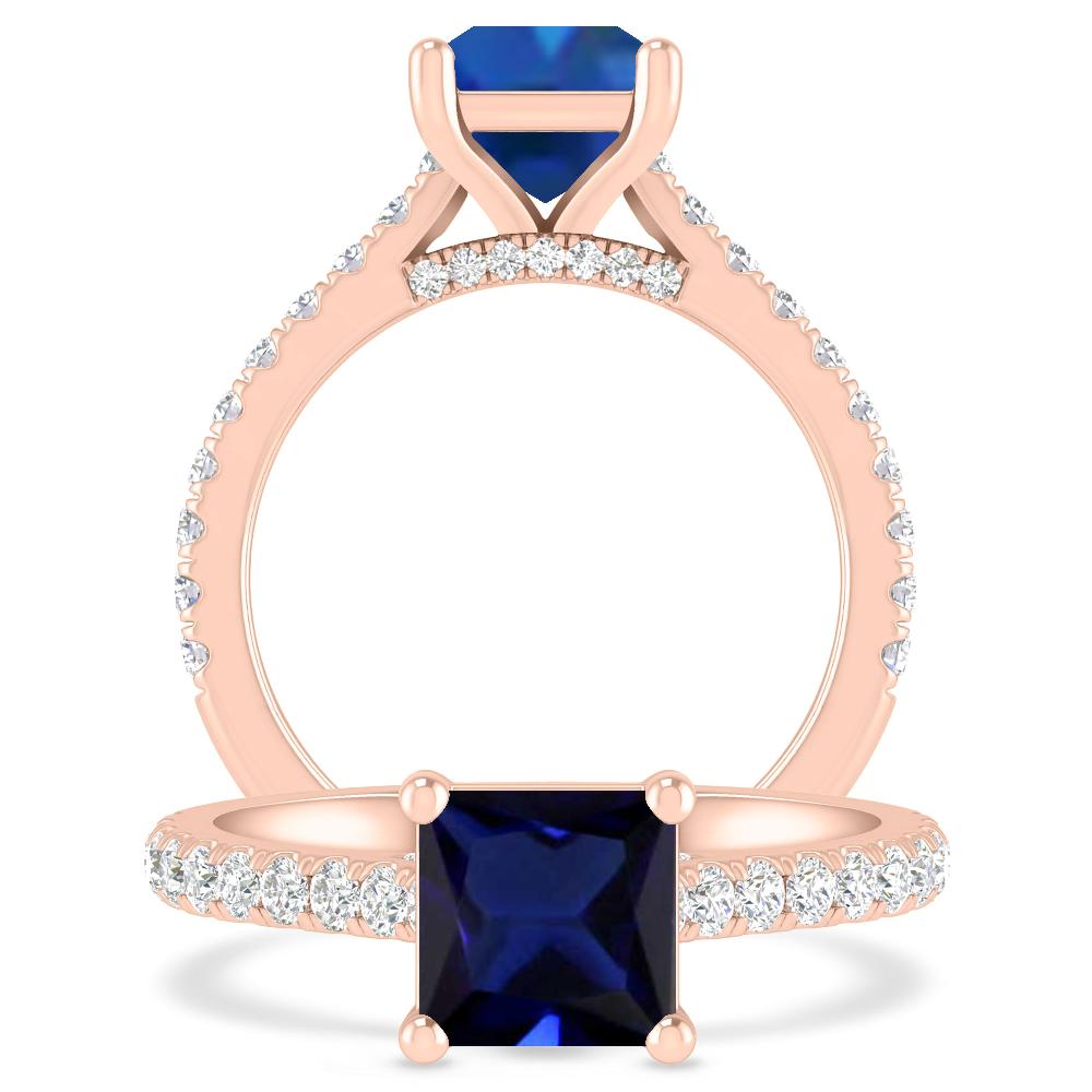 Rose Gold - Sapphire