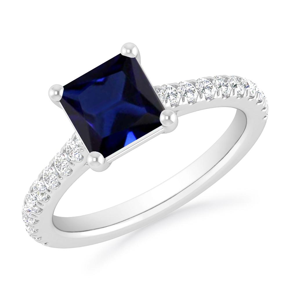 White Gold - Sapphire