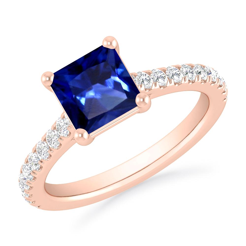 Rose Gold - Sapphire