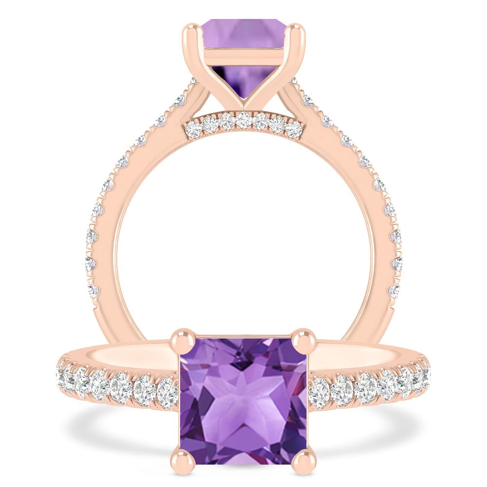 Rose Gold - Amethyst