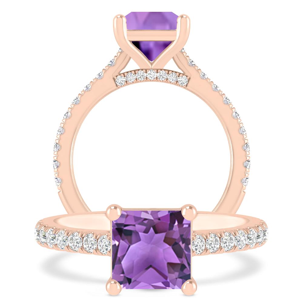 Rose Gold - Amethyst