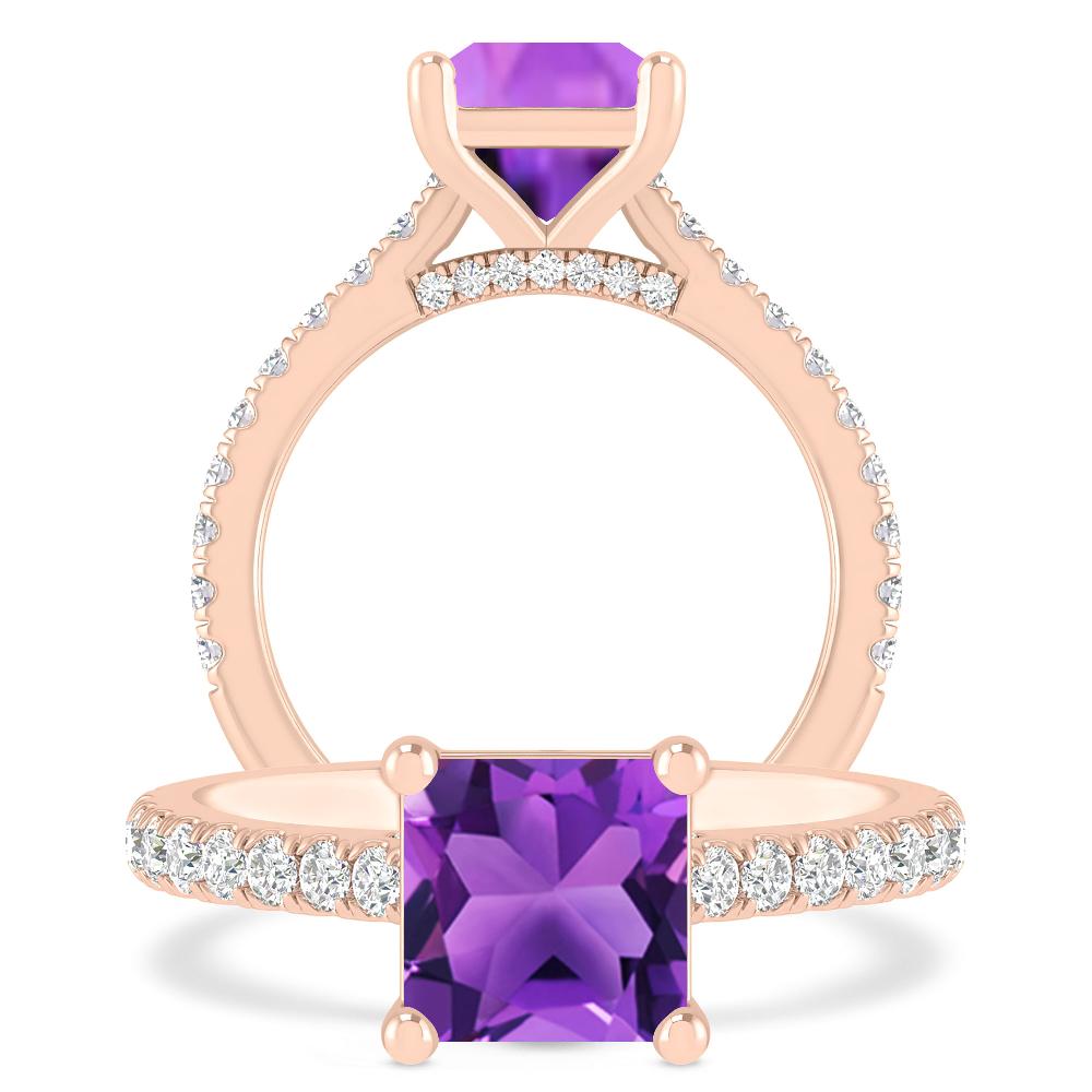 Rose Gold - Amethyst