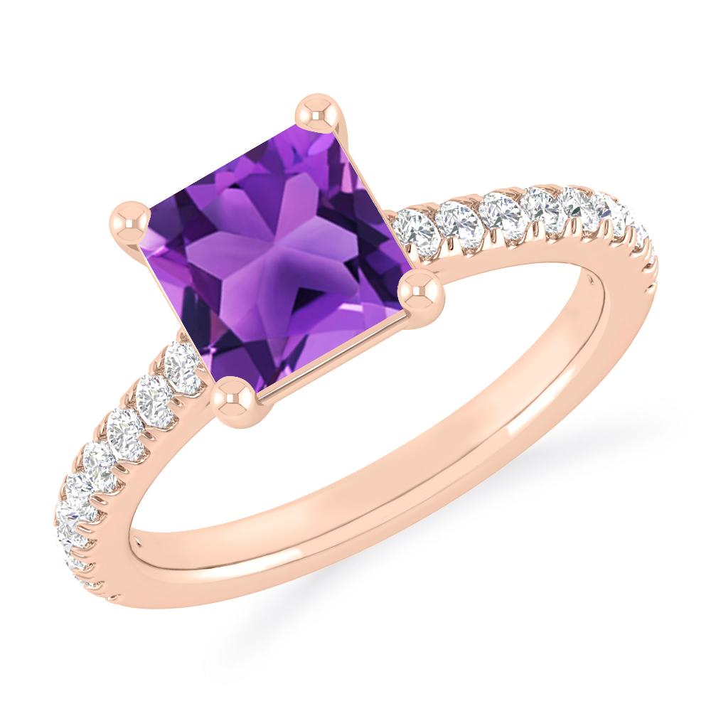 Rose Gold - Amethyst