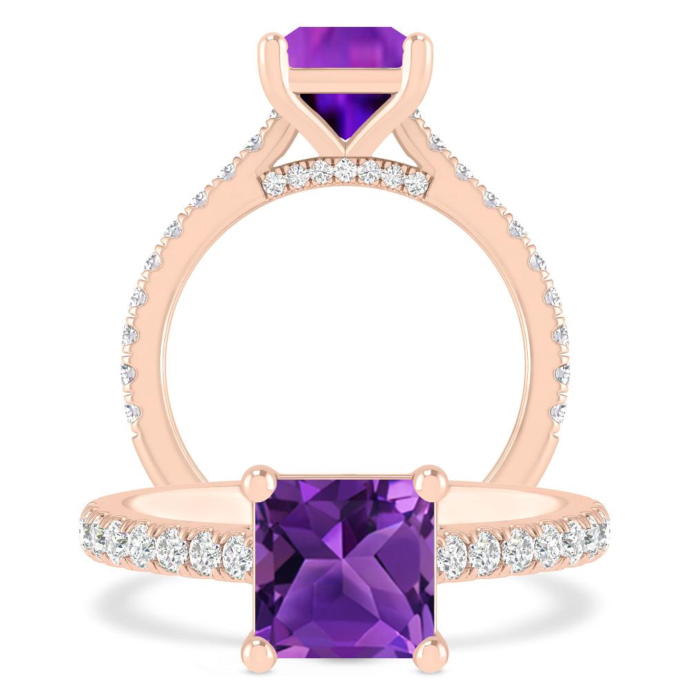 Rose Gold - Amethyst