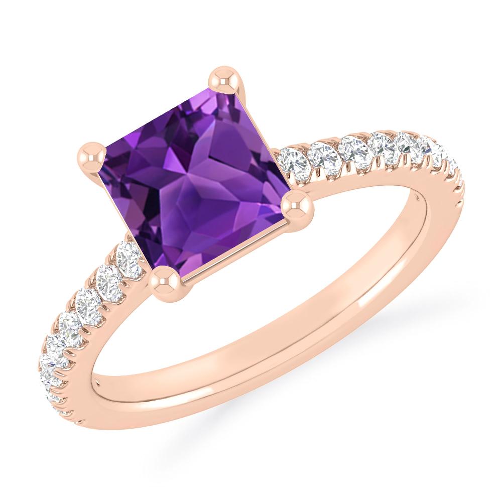 Rose Gold - Amethyst