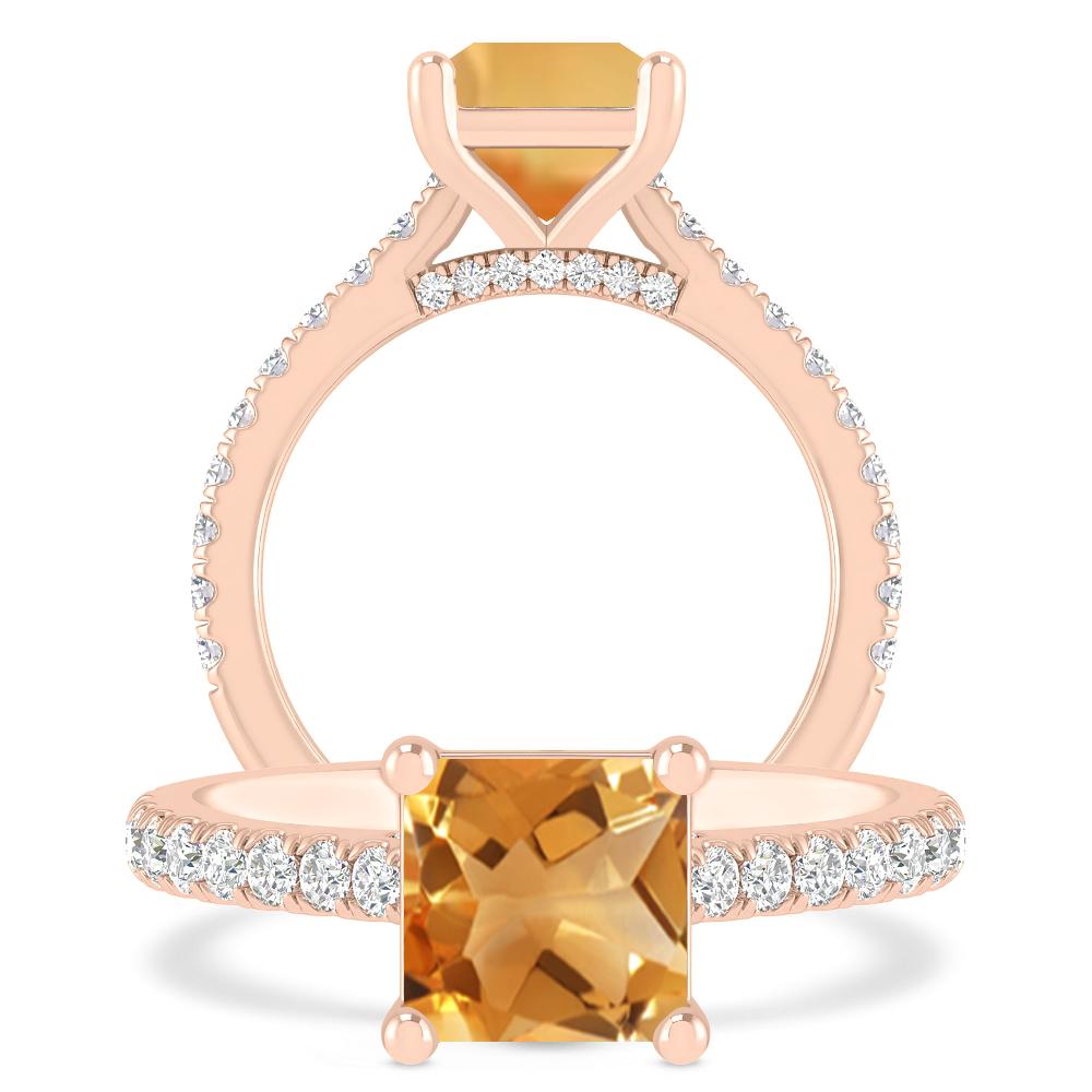 Rose Gold - Citrine