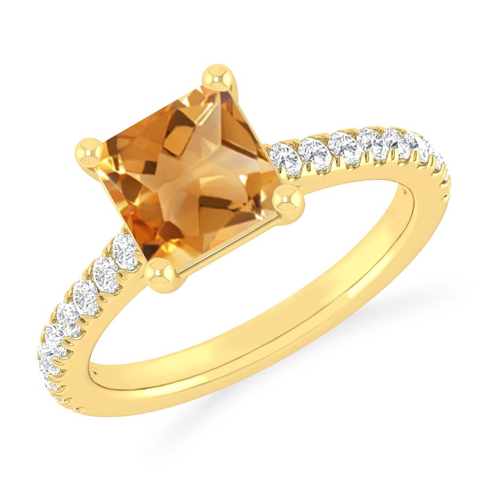 Yellow Gold - Citrine