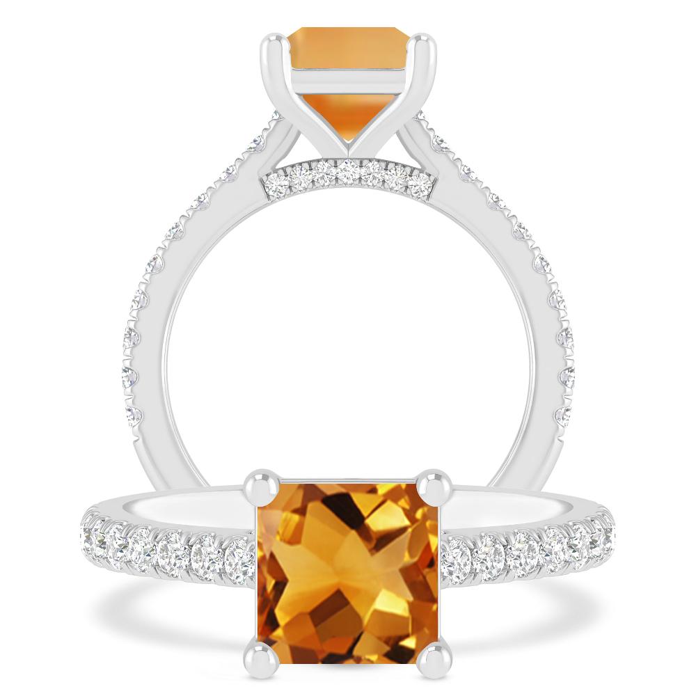 White Gold - Citrine