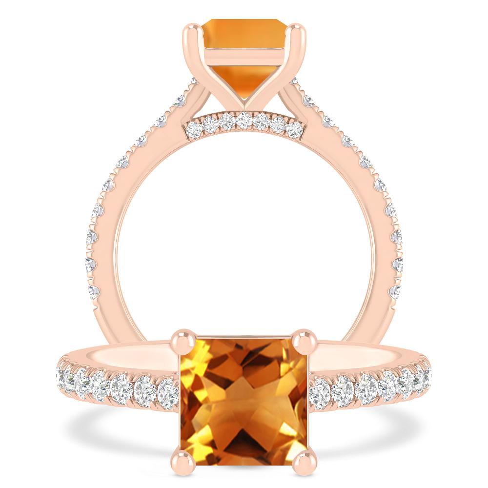 Rose Gold - Citrine