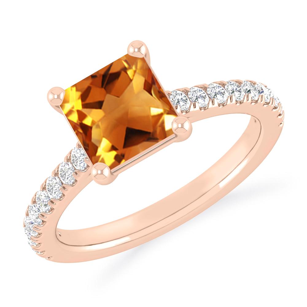 Rose Gold - Citrine