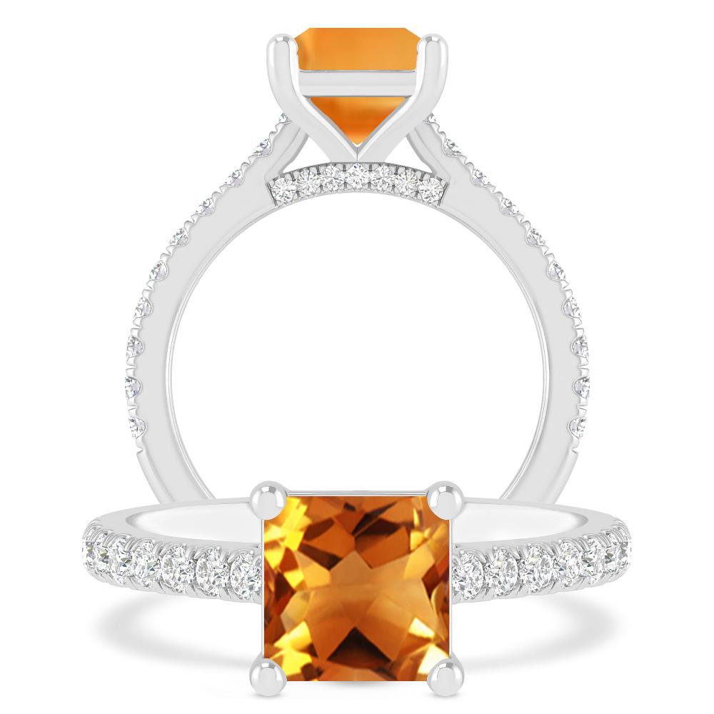 White Gold - Citrine