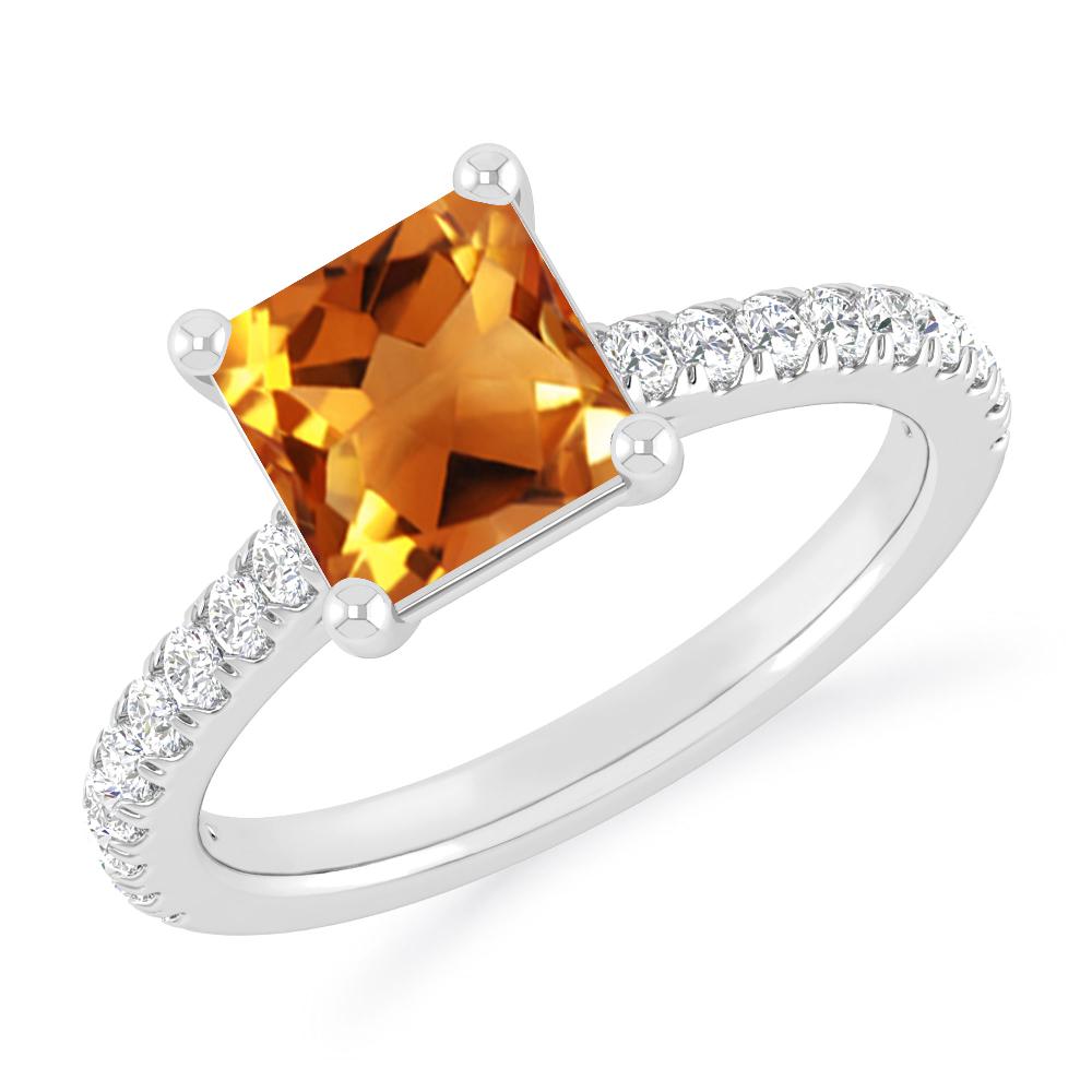 White Gold - Citrine