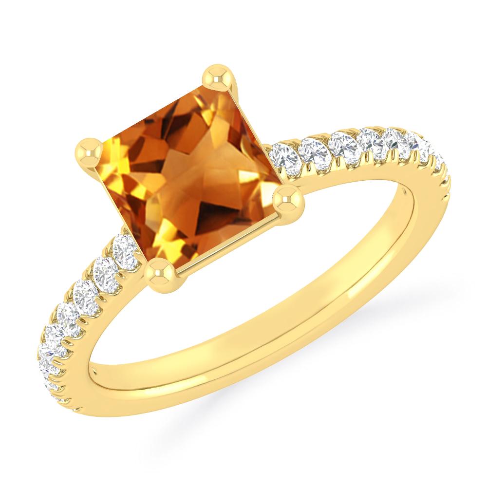 Yellow Gold - Citrine