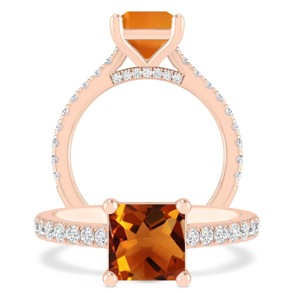 Rose Gold - Citrine