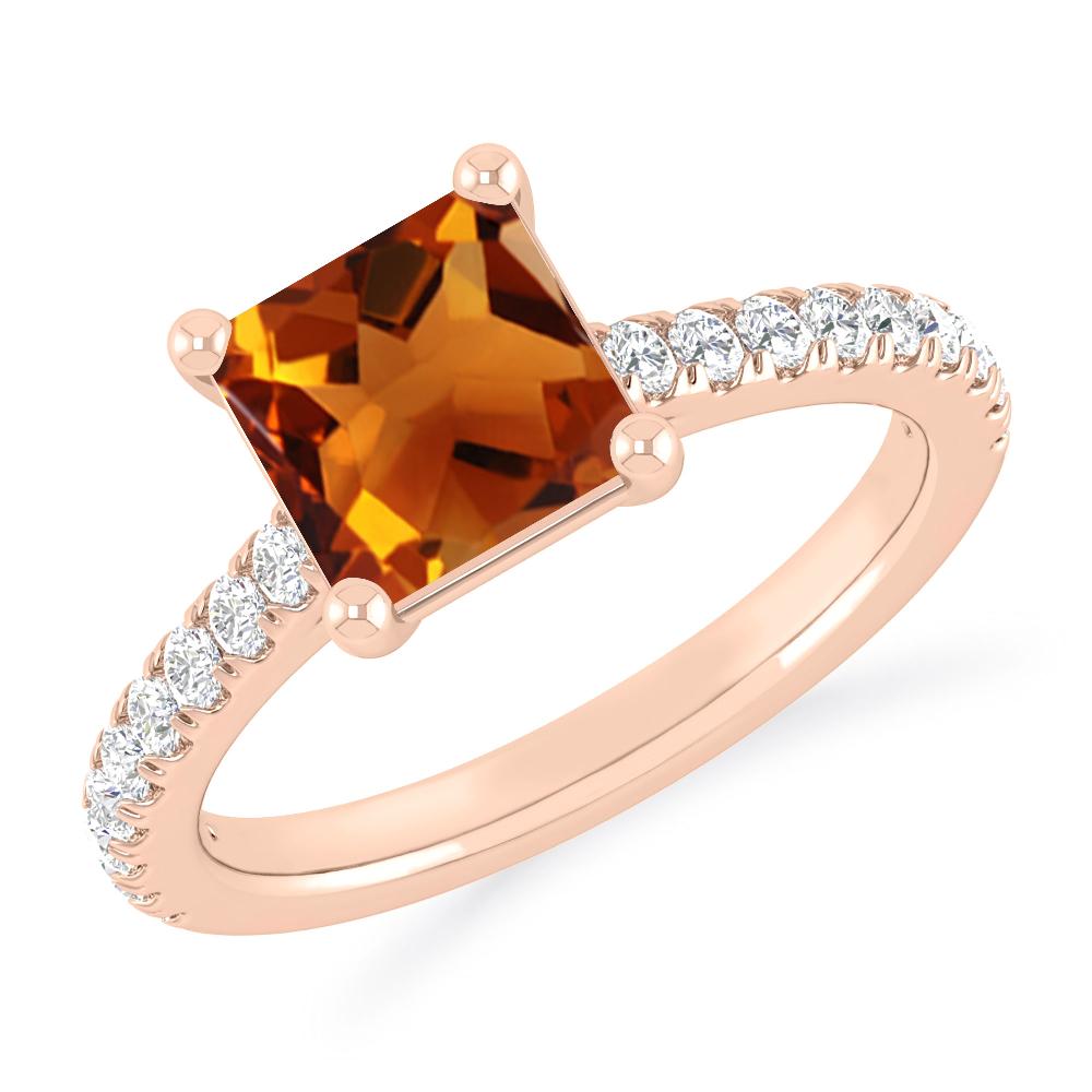 Rose Gold - Citrine