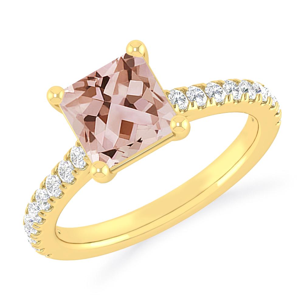 Yellow Gold - Morganite