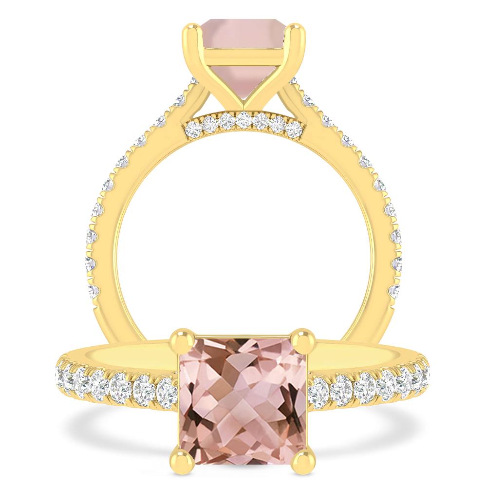 Yellow Gold - Morganite