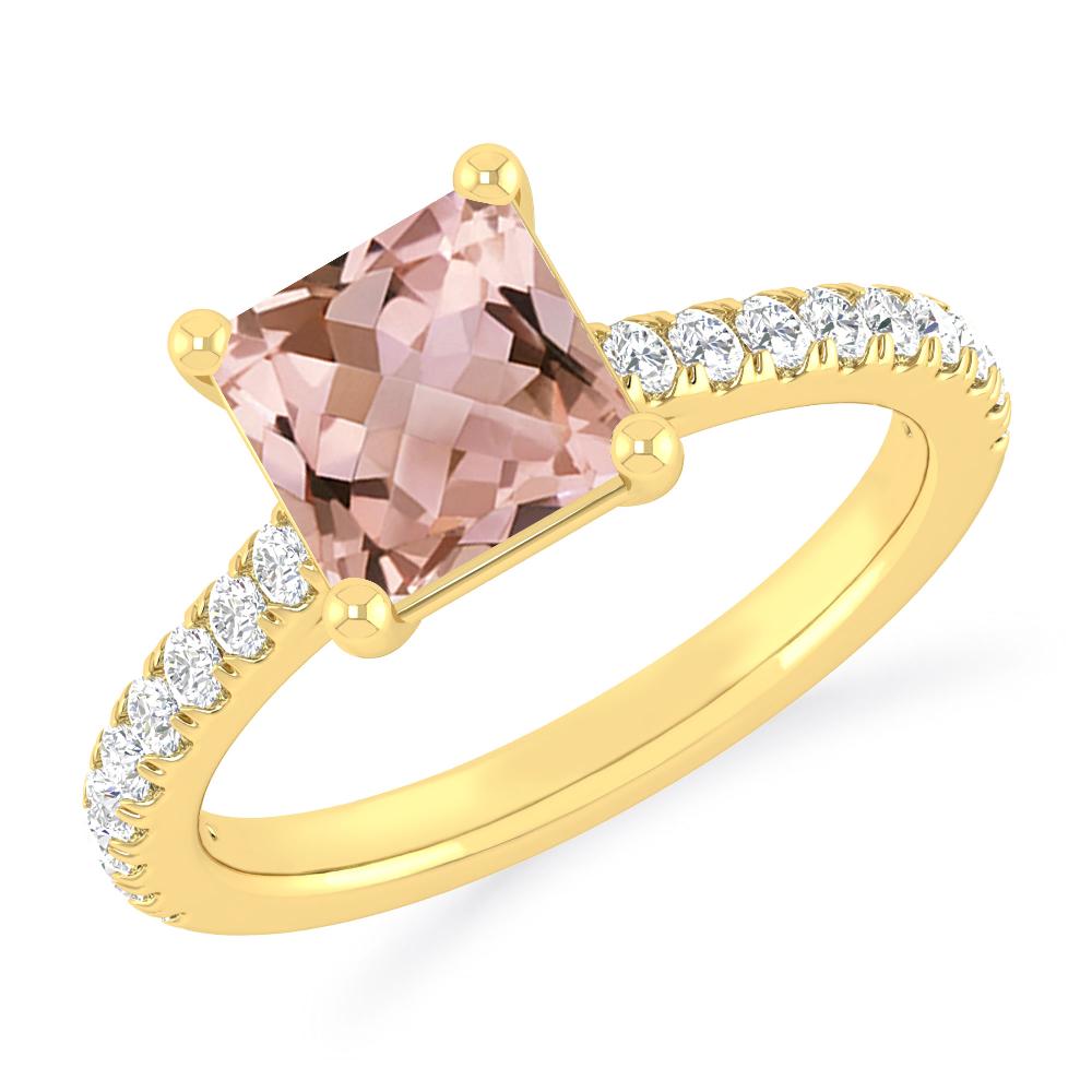 Yellow Gold - Morganite