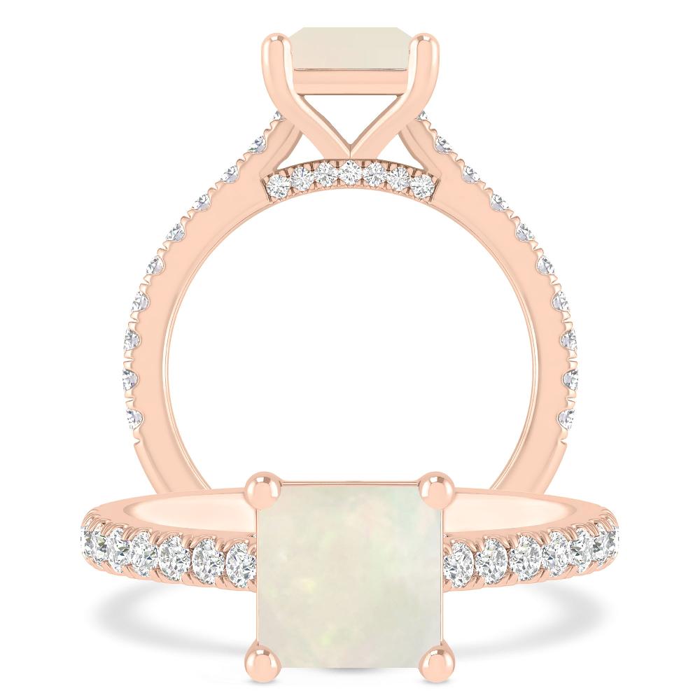 Rose Gold - Opal