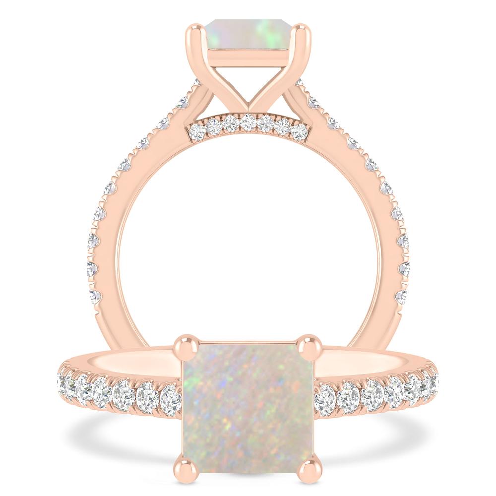 Rose Gold - Opal