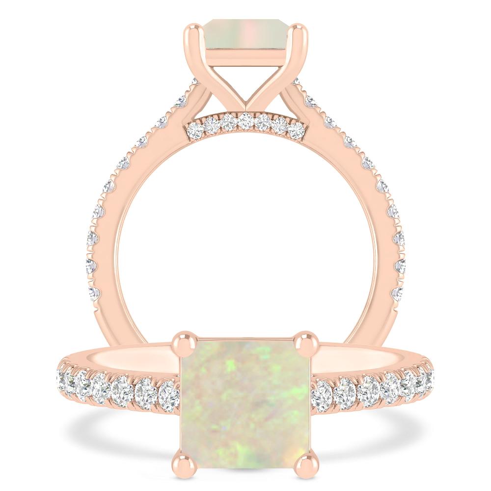 Rose Gold - Opal