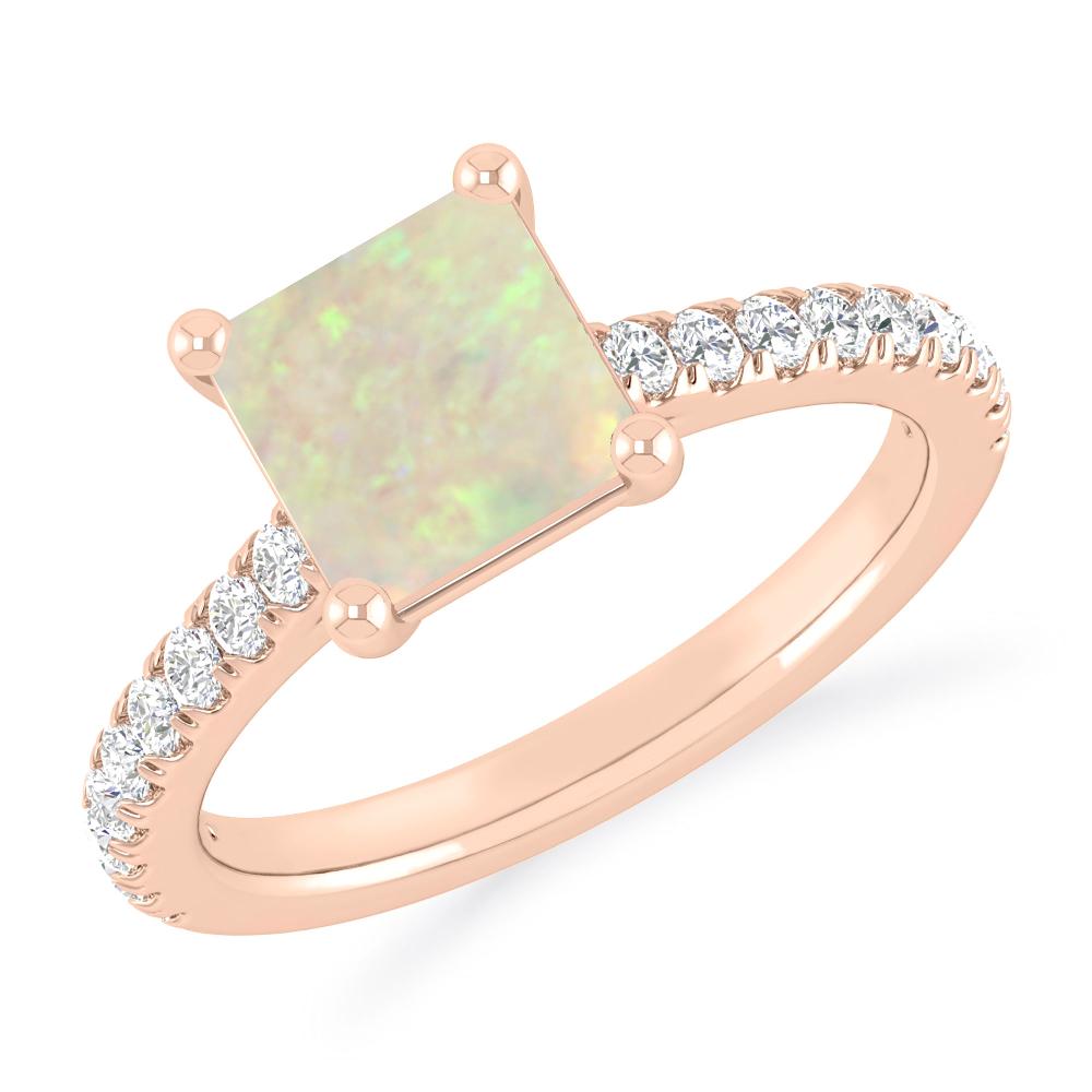 Rose Gold - Opal