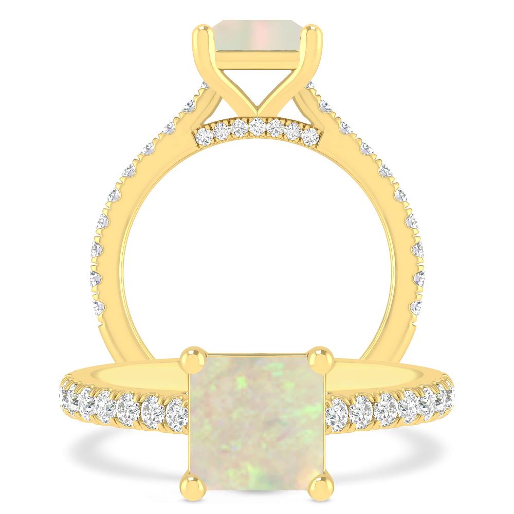 Yellow Gold - Opal