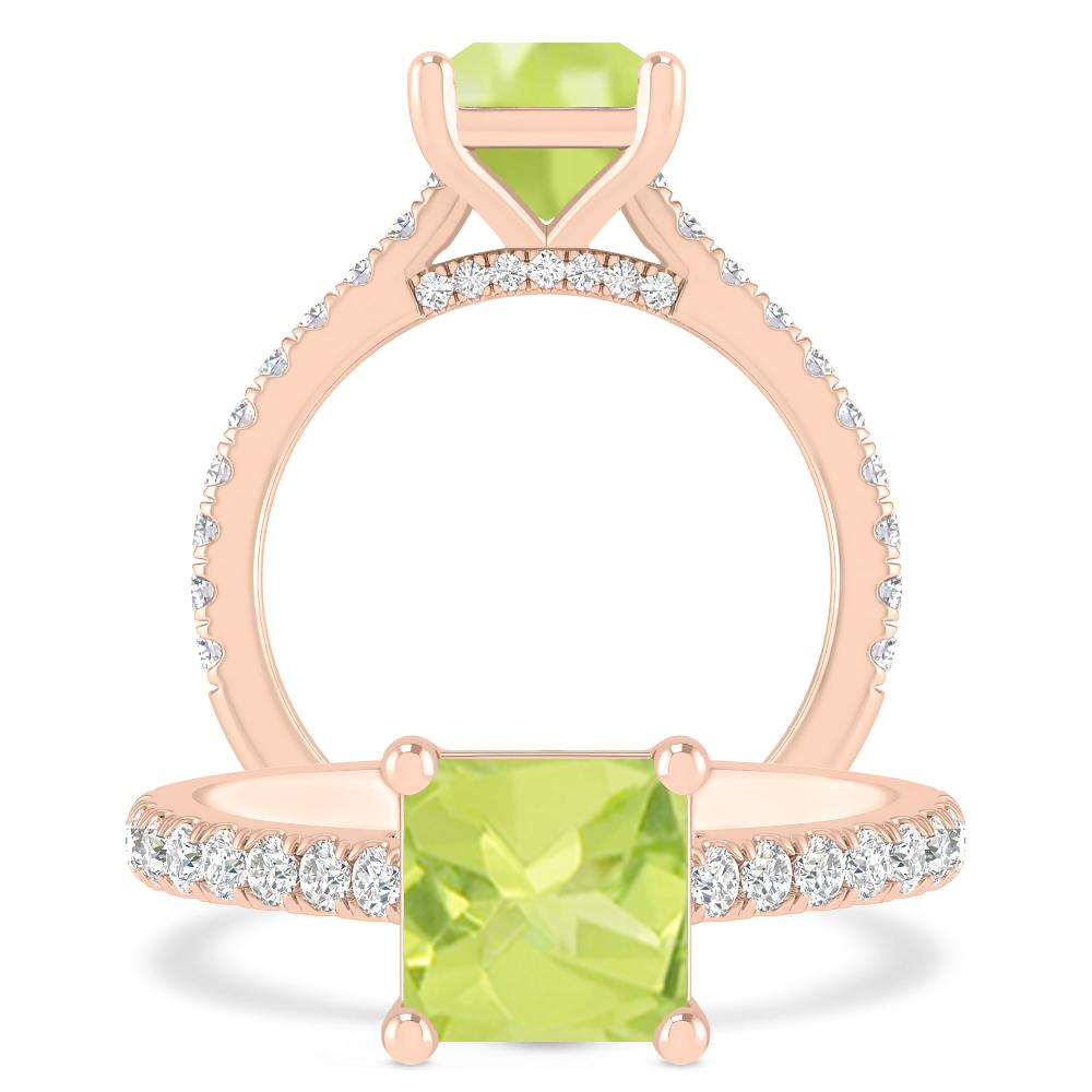 Rose Gold - Peridot