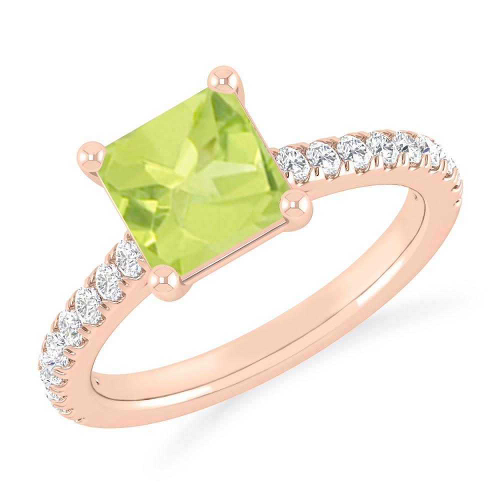 Rose Gold - Peridot