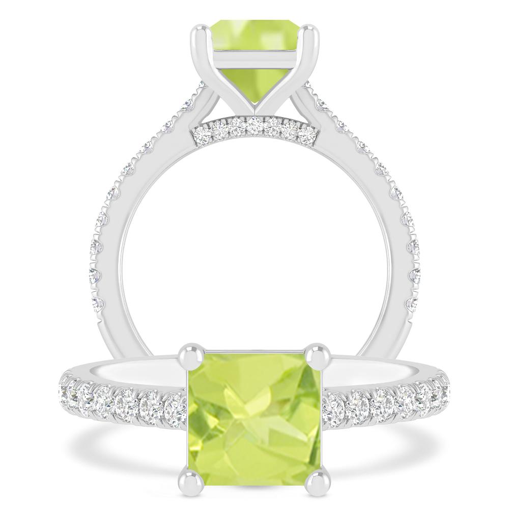 White Gold - Peridot