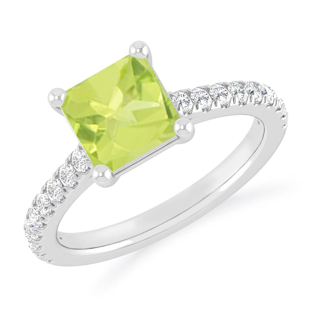 White Gold - Peridot