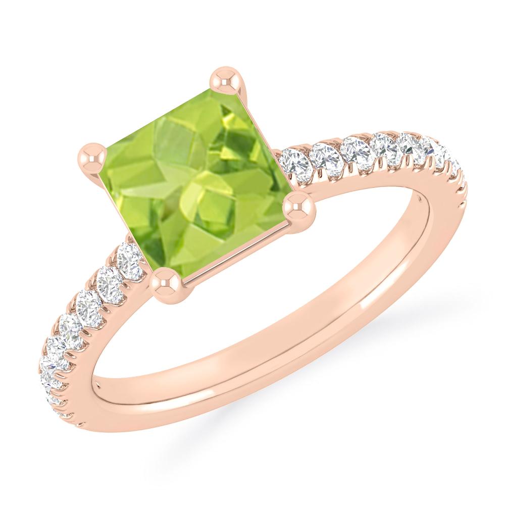 Rose Gold - Peridot