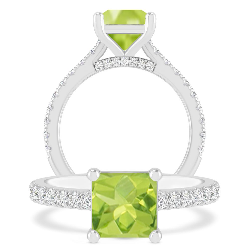 White Gold - Peridot