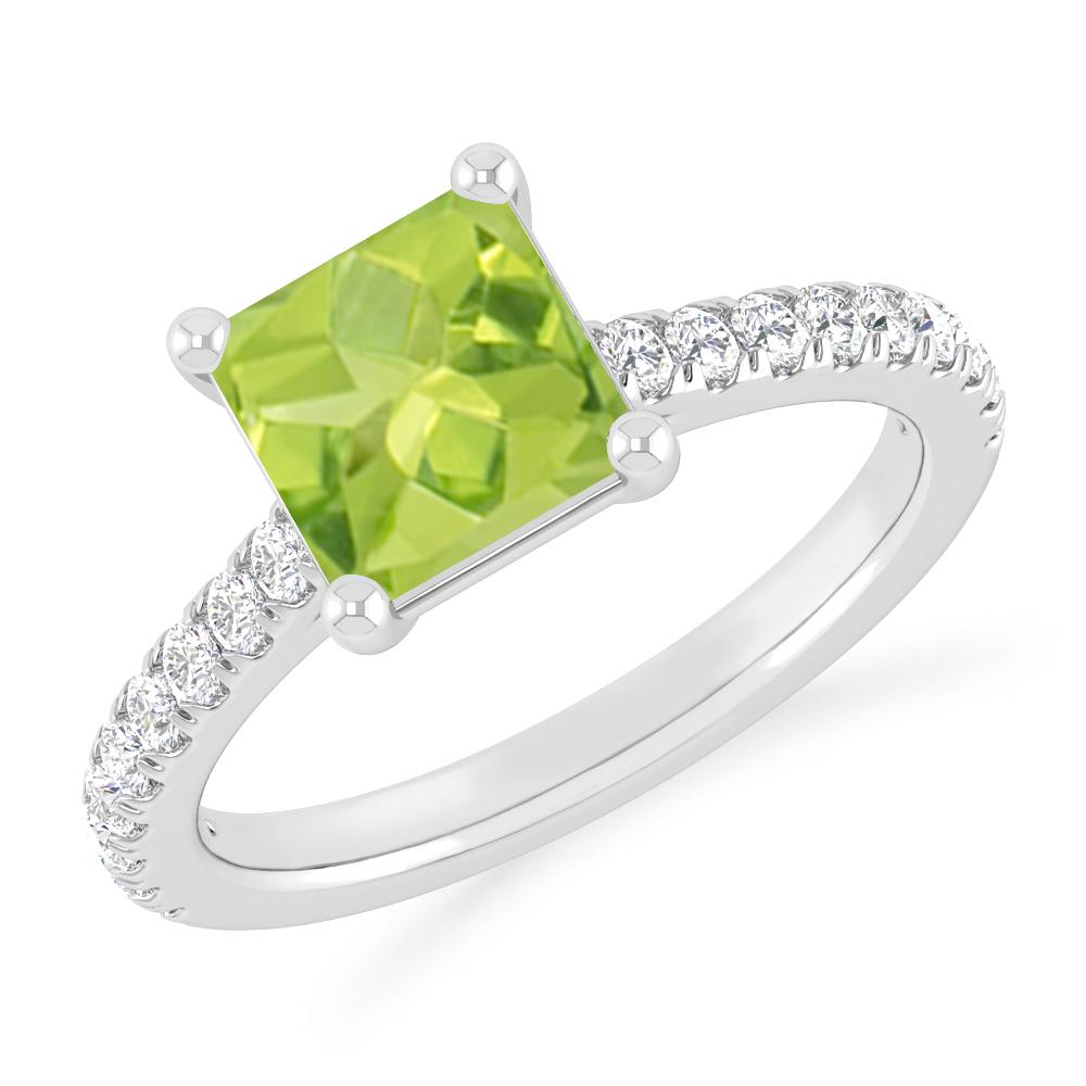 White Gold - Peridot