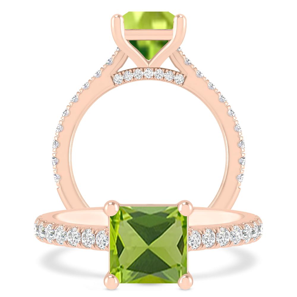 Rose Gold - Peridot