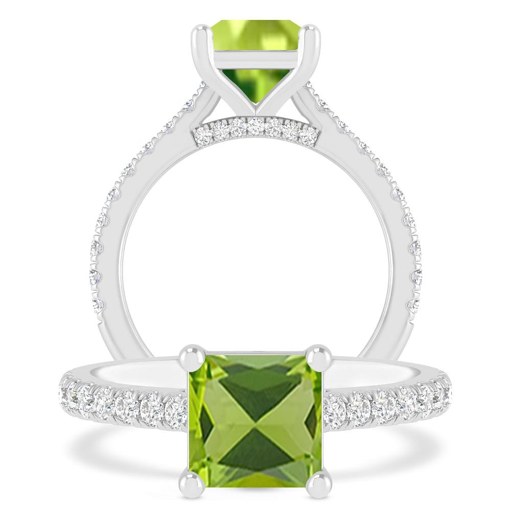 White Gold - Peridot