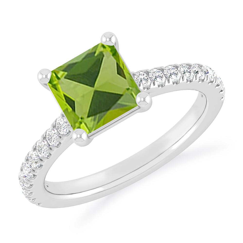 White Gold - Peridot