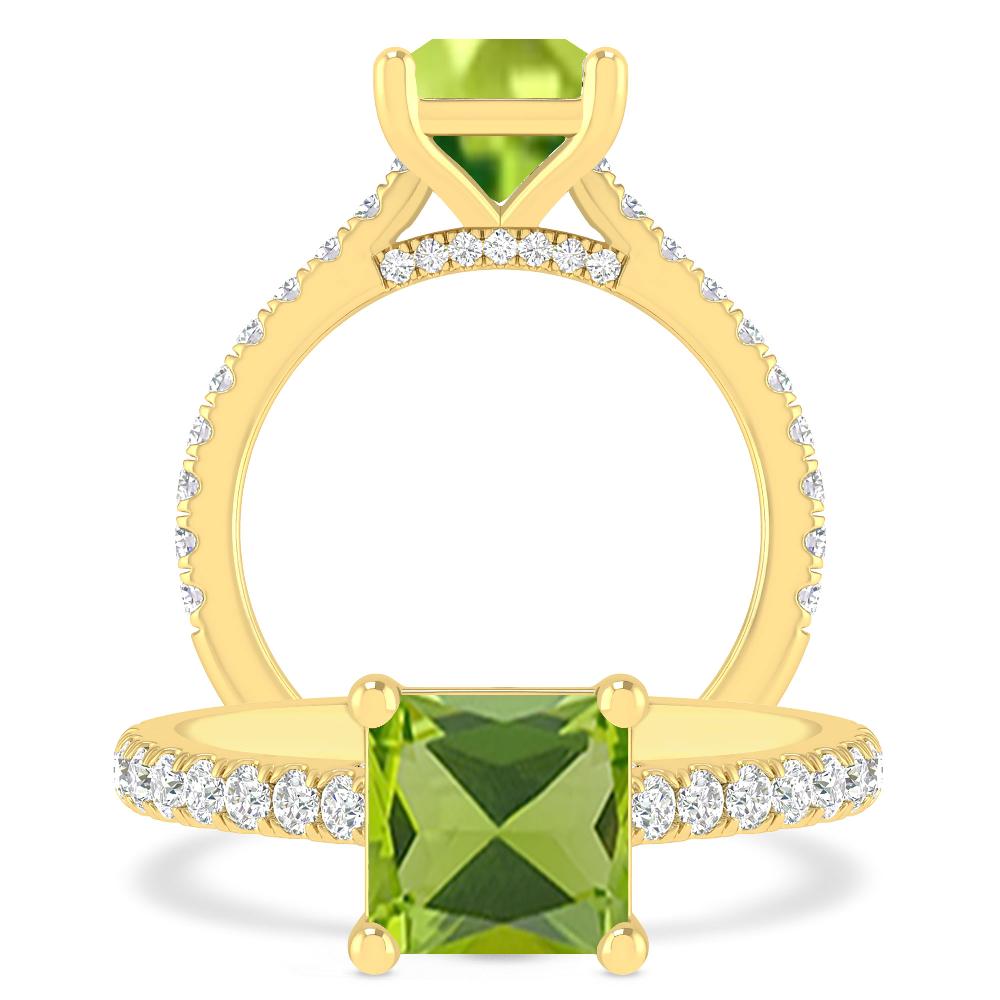 Yellow Gold - Peridot