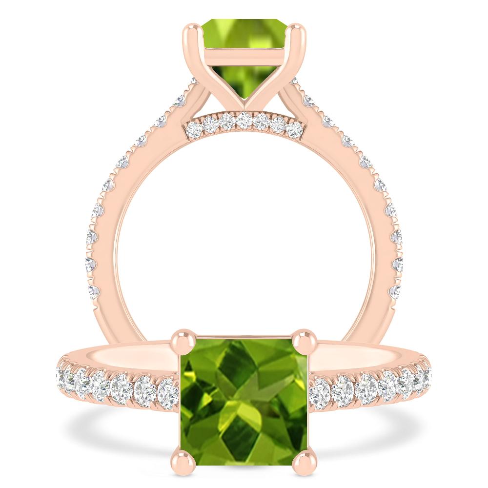 Rose Gold - Peridot