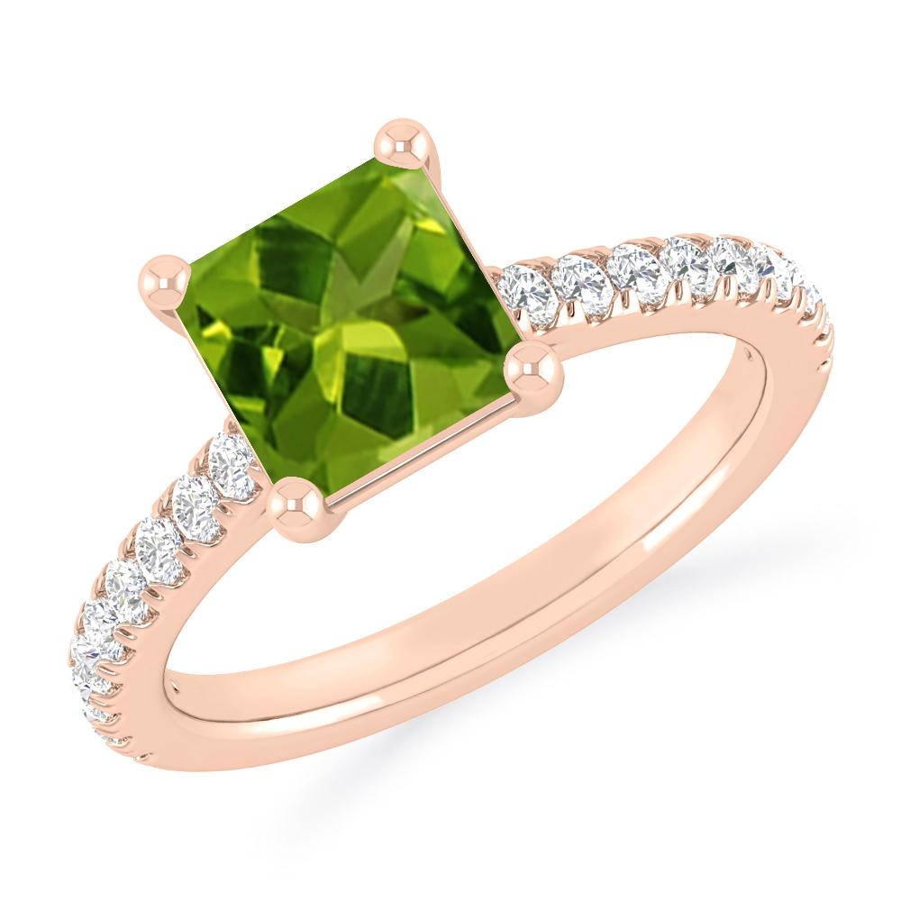 Rose Gold - Peridot